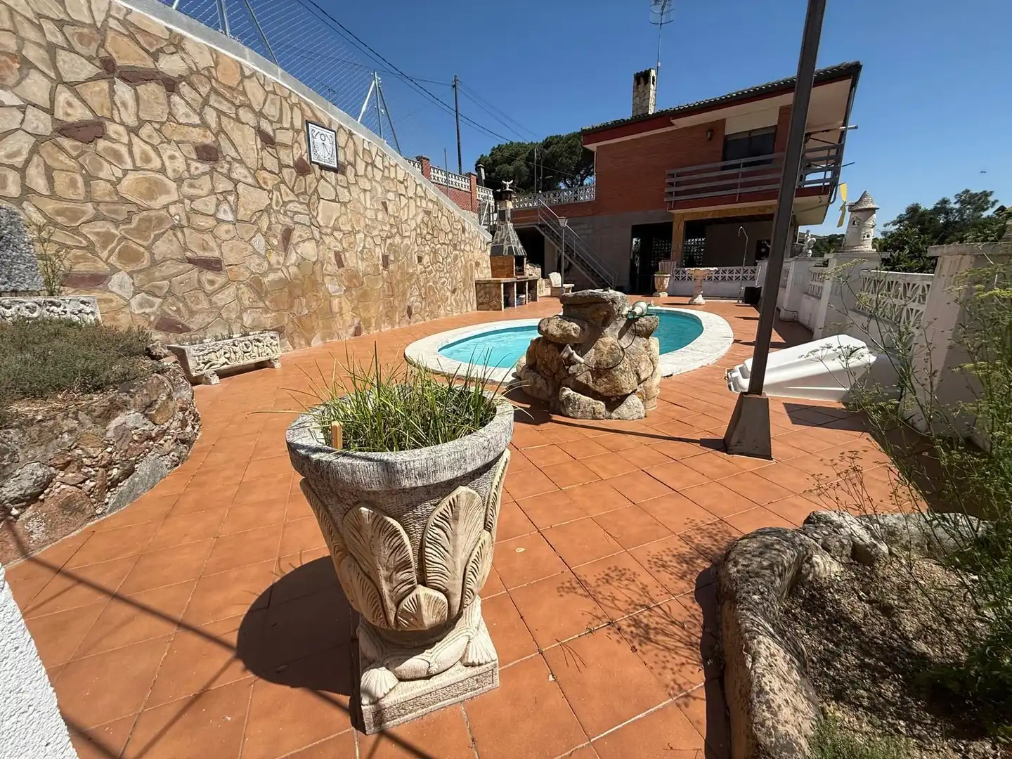 Piscina de Casa o xalet en venda en Vallgorguina amb Calefacció, Terrassa i Piscina