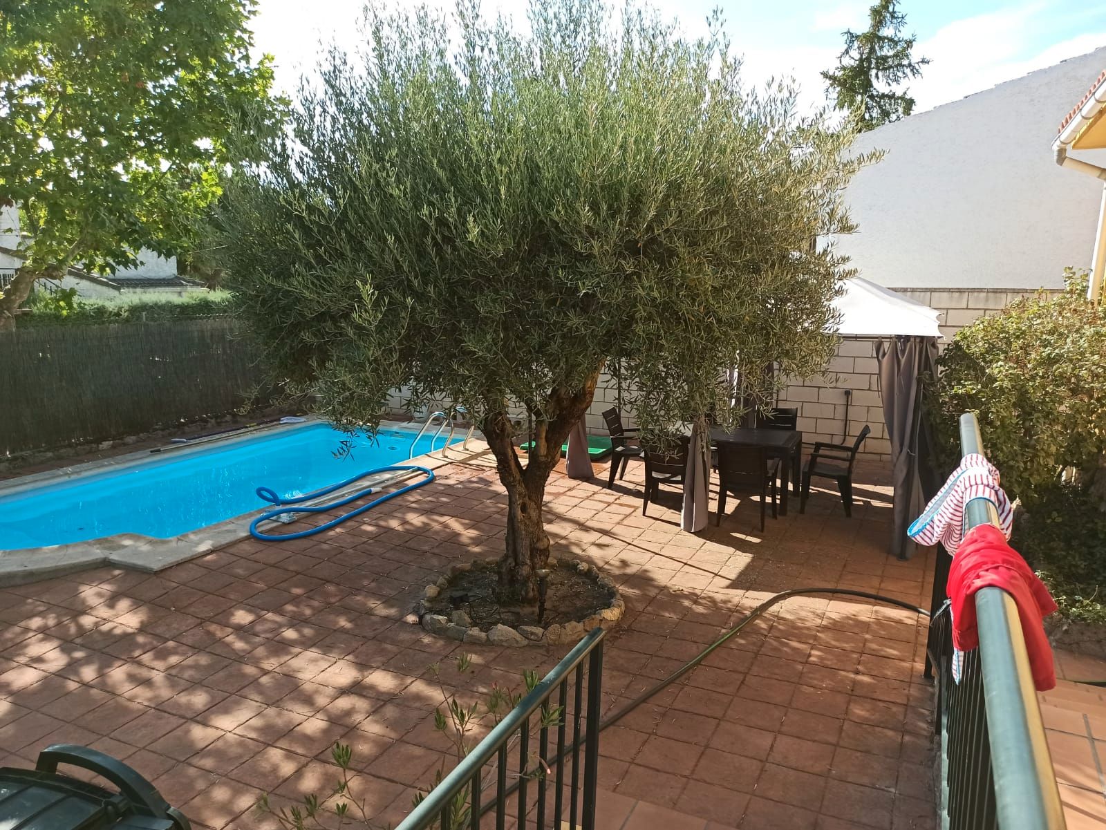 Piscina de Casa o xalet en venda en Navalagamella amb Calefacció, Jardí privat i Terrassa