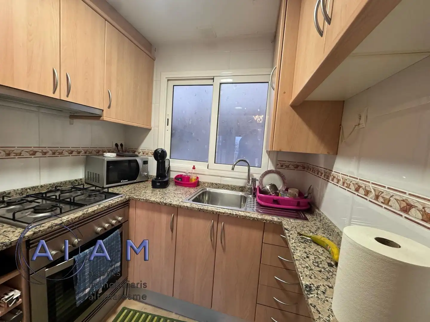 Kitchen of Flat for sale in Pineda de Mar  with Air Conditioner, Heating and Parquet flooring