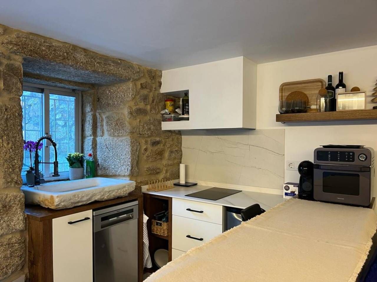 Cuina de Casa o xalet de lloguer en Vilanova de Arousa amb Moblat