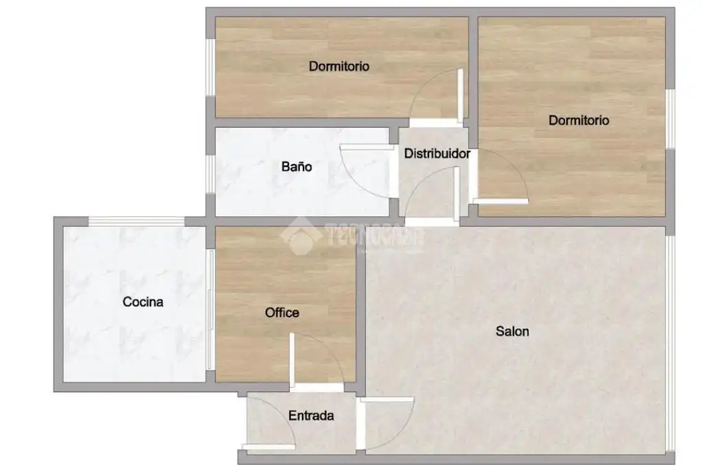Schlafzimmer von Wohnung zum Verkauf in Madrid mit Klimaanlage, Heizung und Parkett