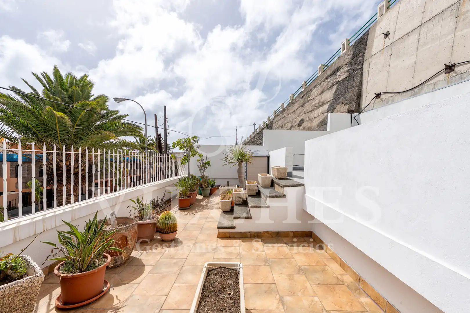Terraza de Dúplex en venta en Las Palmas de Gran Canaria con Jardín privado, Parquet y Terraza