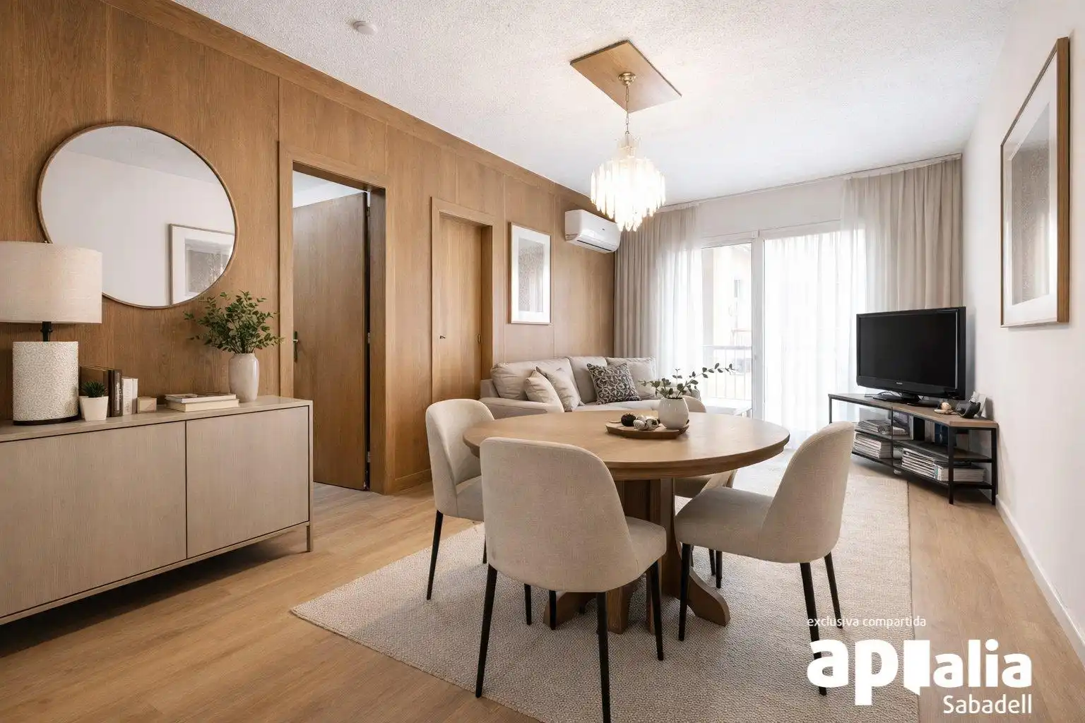 Living room of Flat for sale in Sabadell  with Heating, Oven and Balcony