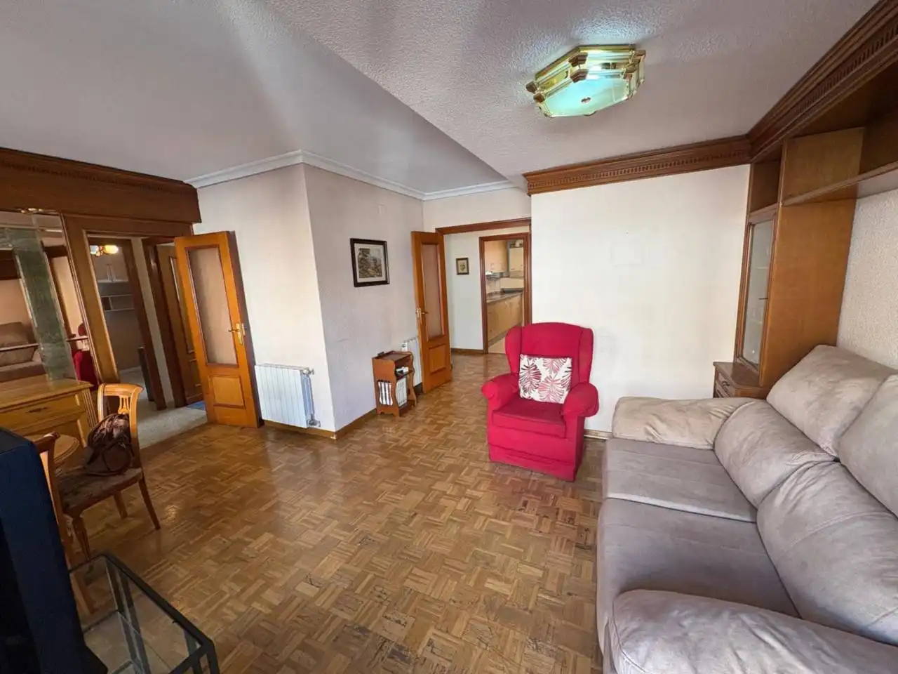 Sala de estar de Piso en venta en Alicante / Alacant con Aire acondicionado, Calefacción y Amueblado
