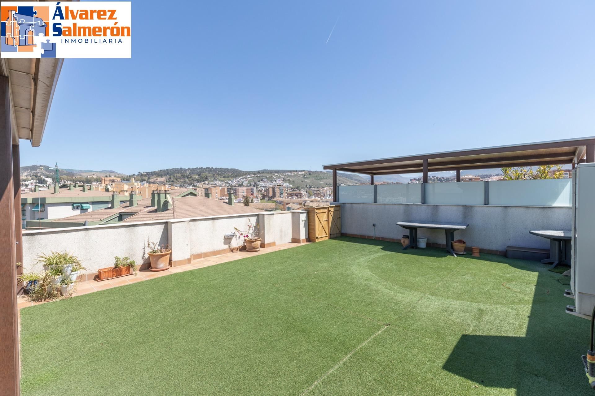 Terrace of Flat to rent in  Granada Capital  with Heating, Private garden and Terrace