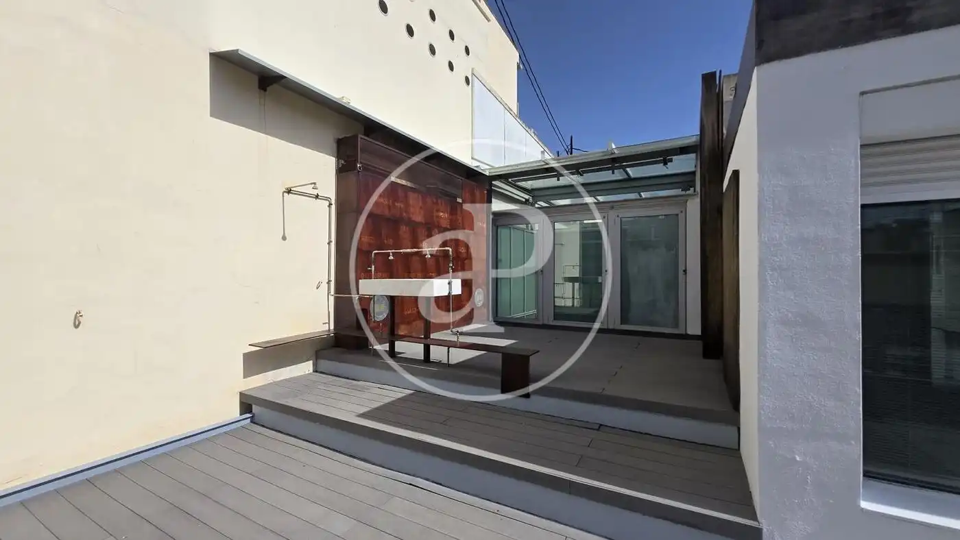 Terraza de Piso de alquiler en Valencia con Aire acondicionado, Calefacción y Terraza