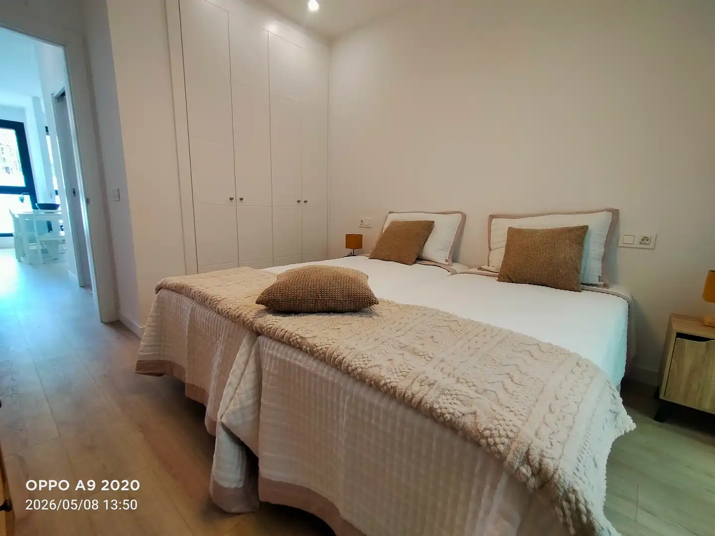 Dormitori de Apartament de lloguer en Puerto de la Cruz amb Parquet, Moblat i Forn