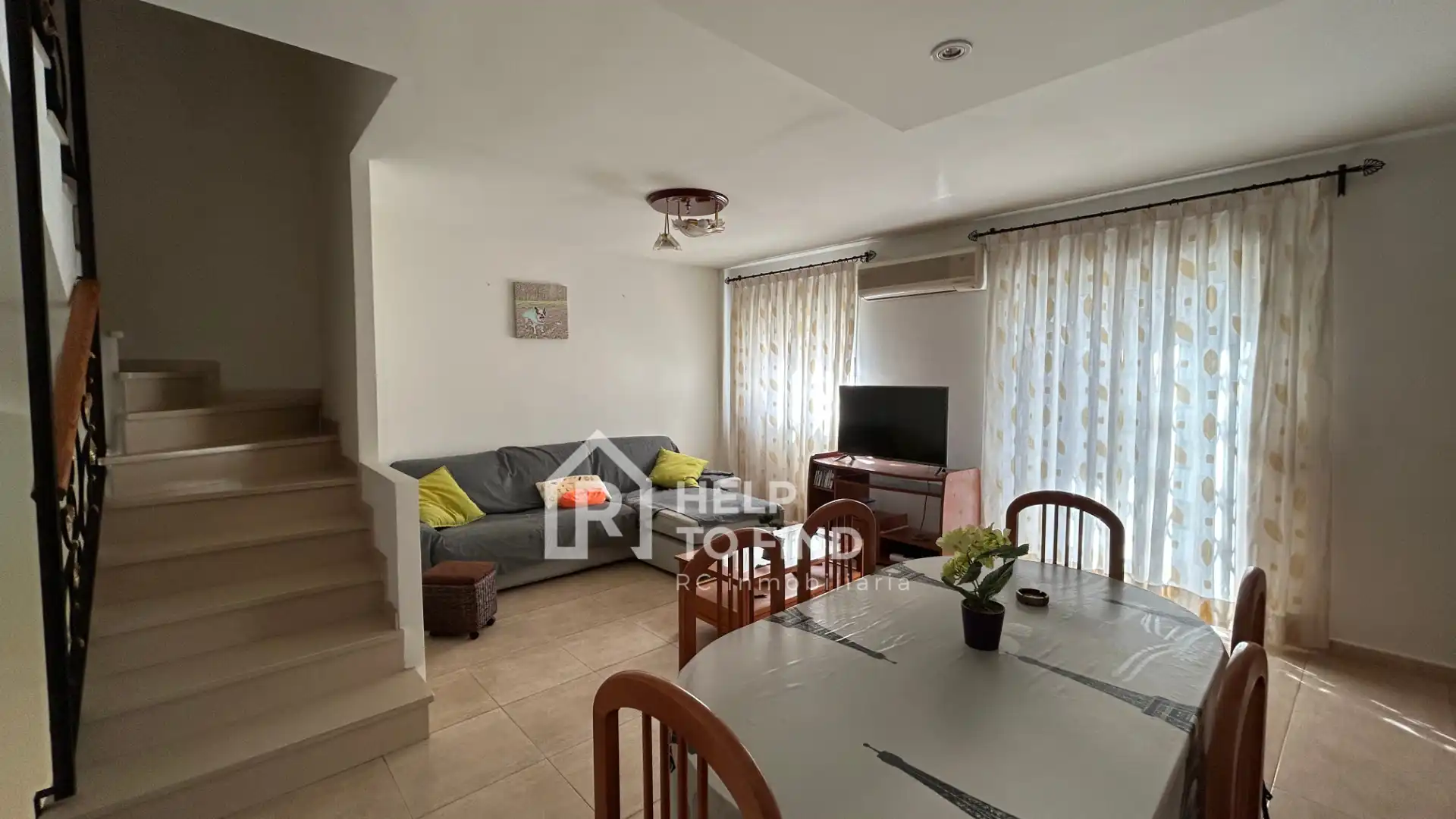 Living room of Single-family semi-detached for sale in Palma de Gandia  with Terrace, Furnished and Oven