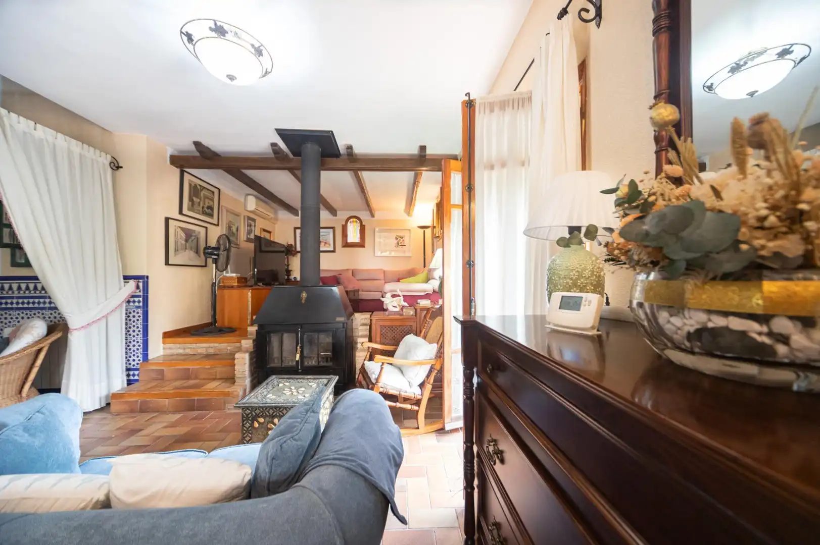 Living room of Houses for sale in Murcia  with Air Conditioner, Heating and Private garden