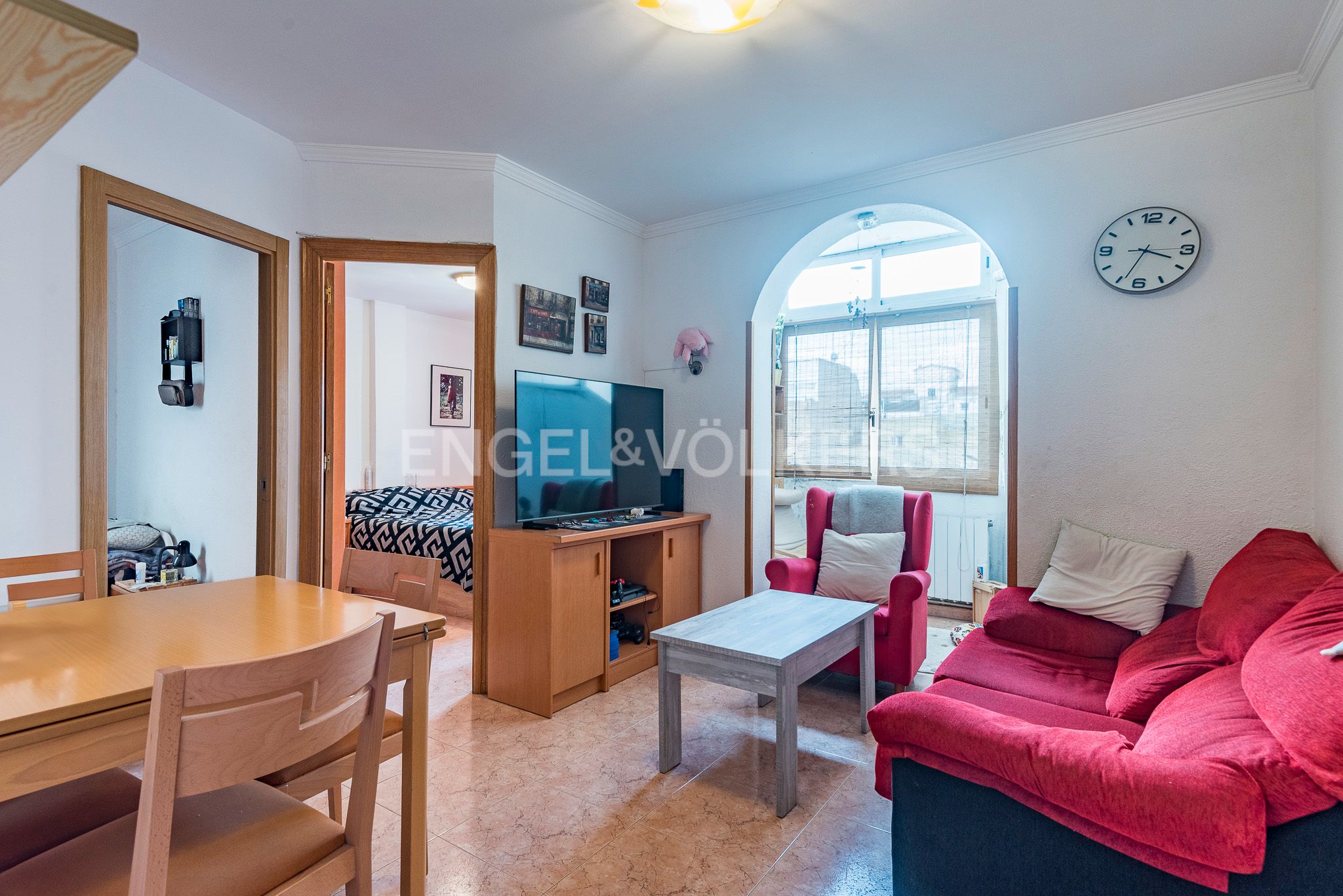 Sala d'estar de Apartament en venda en  Barcelona Capital amb Aire condicionat, Calefacció i Balcó