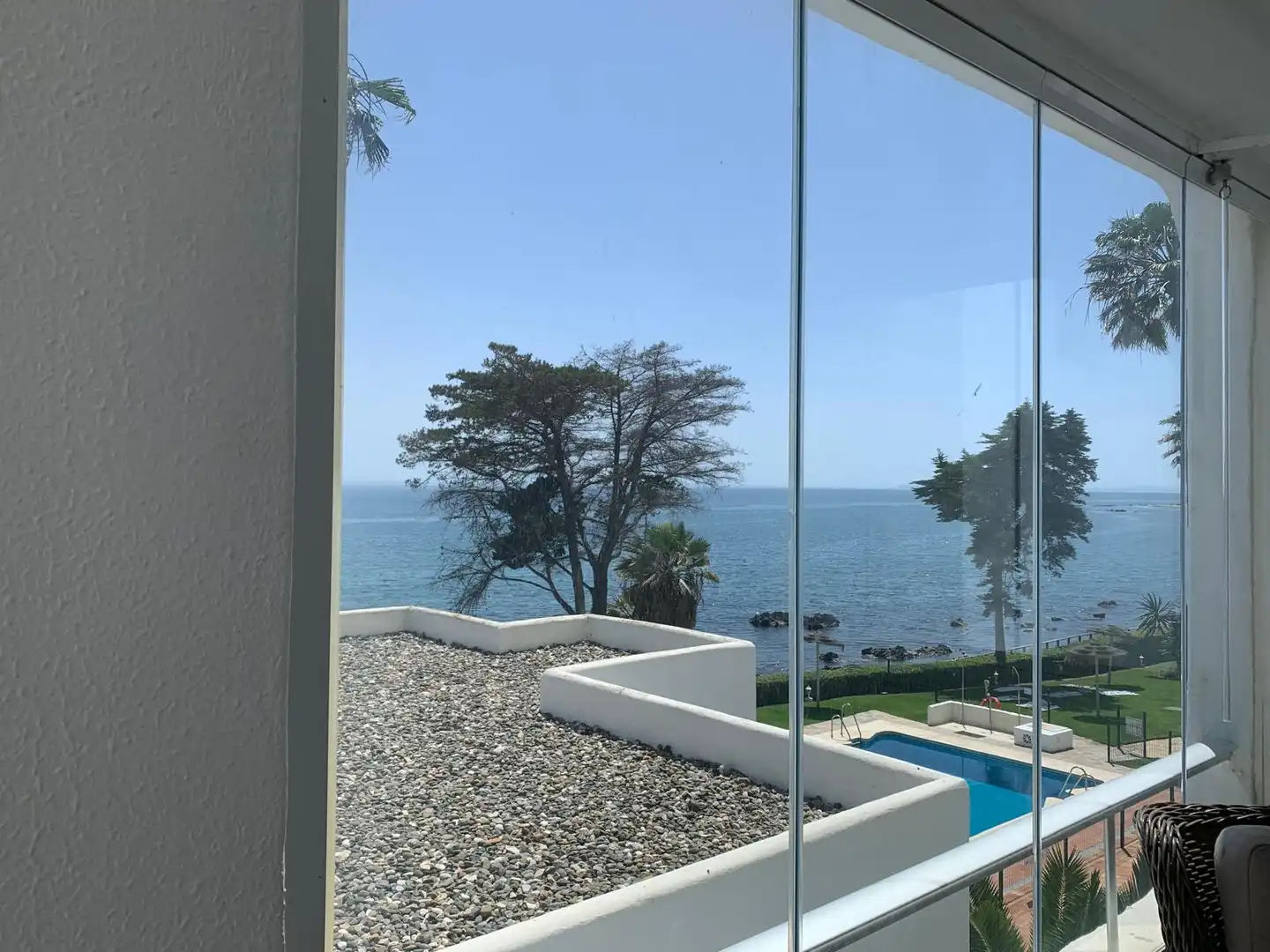 Dormitori de Apartament en venda en Mijas amb Aire condicionat, Terrassa i Moblat