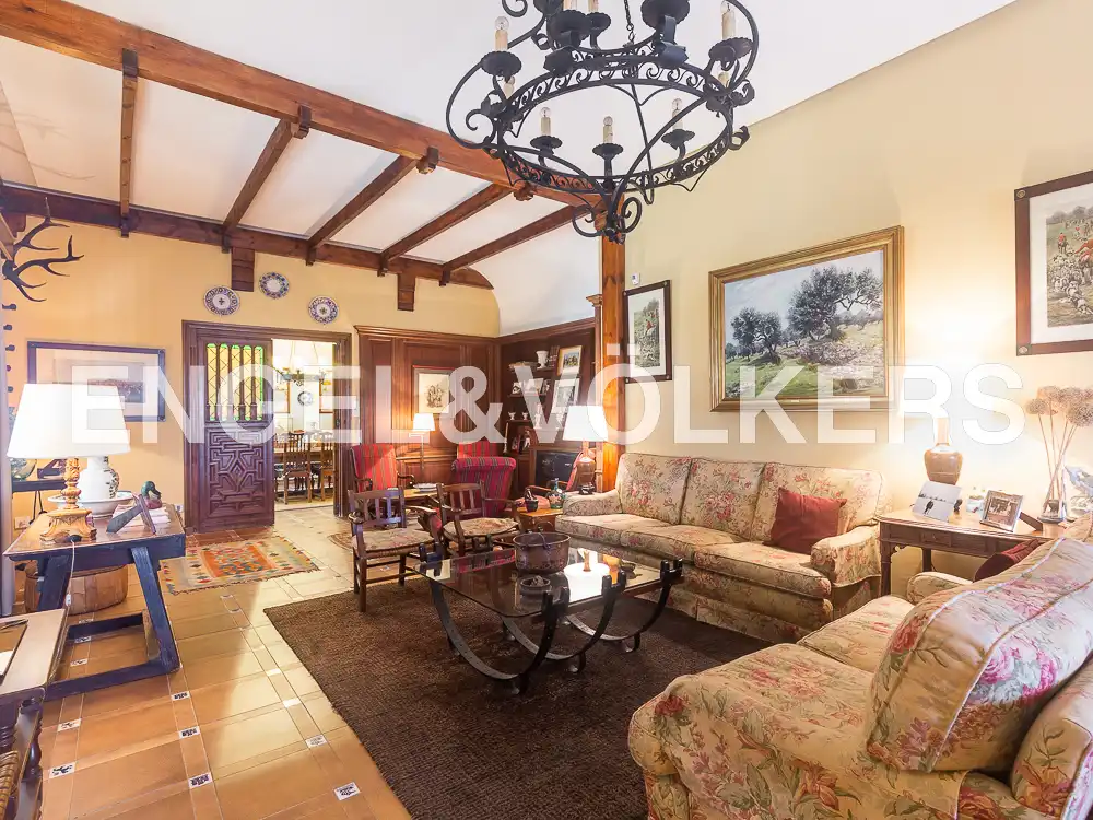 Living room of Houses for sale in Requena  with Heating, Private garden and Terrace