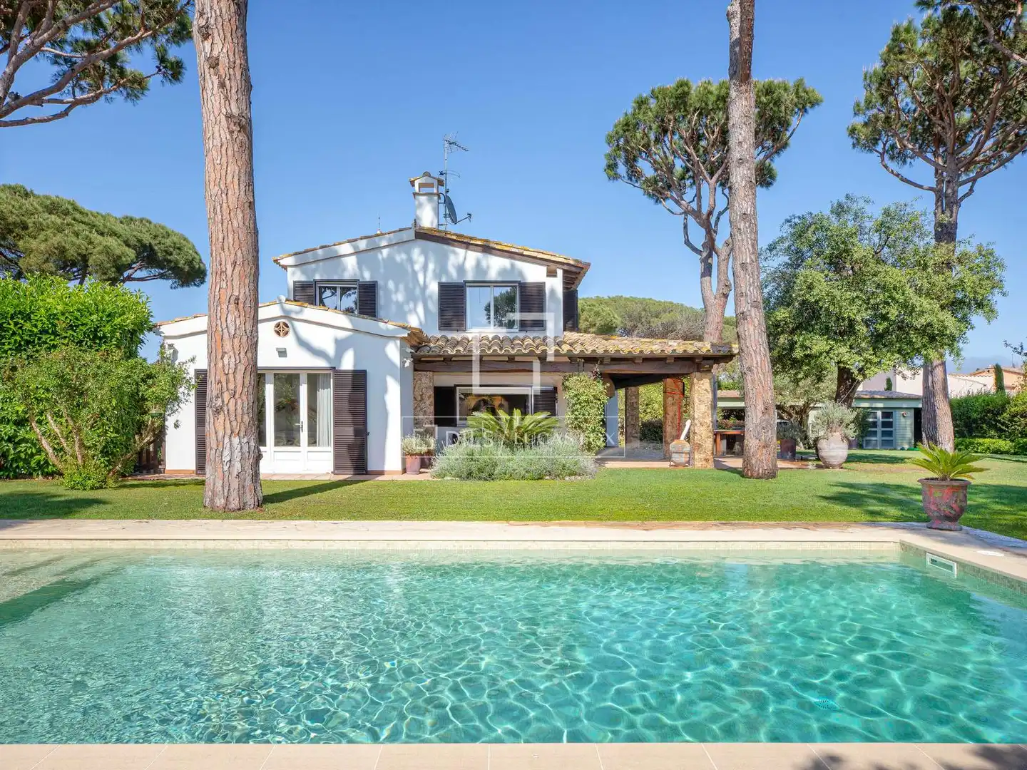 Jardín de Casa o chalet en venta en Mont-ras con Aire acondicionado, Calefacción y Jardín privado