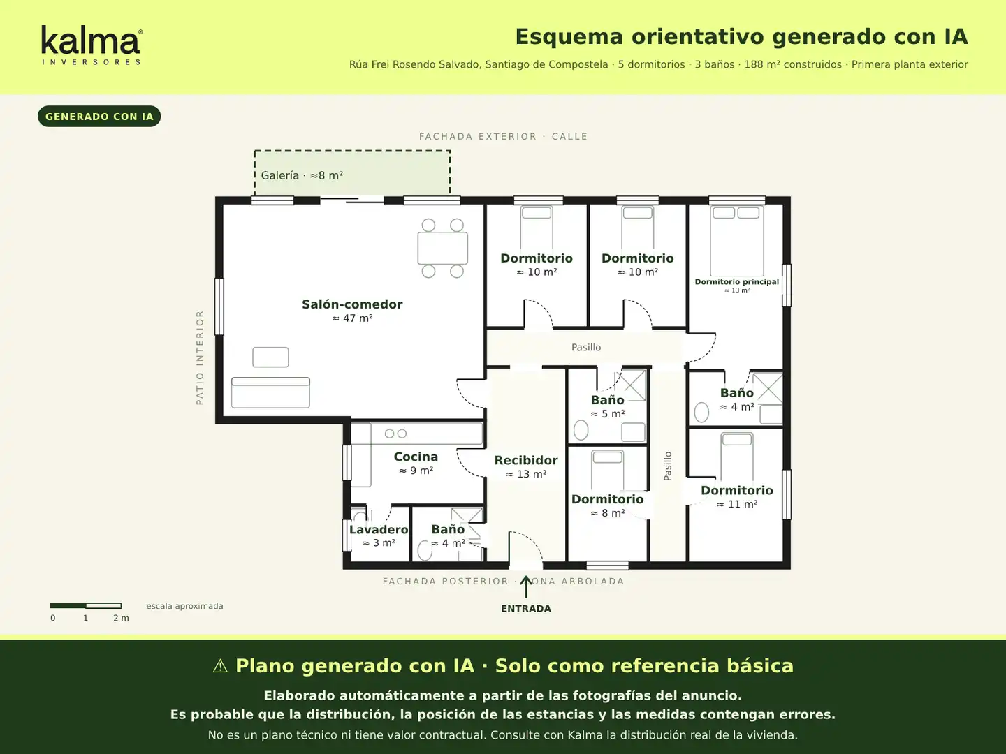 Wohnung mit Aufzug zum Verkauf in Rúa de Frei Rosendo Salvado, imagen 35