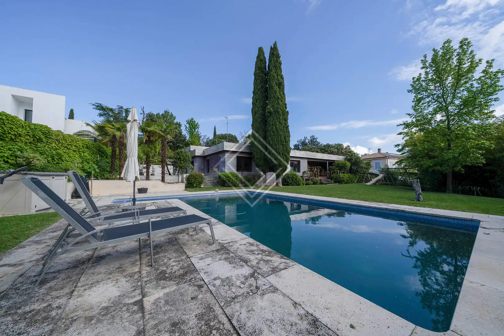Jardí de Casa o xalet en venda en Fuente del Fresno amb Aire condicionat, Calefacció i Jardí privat
