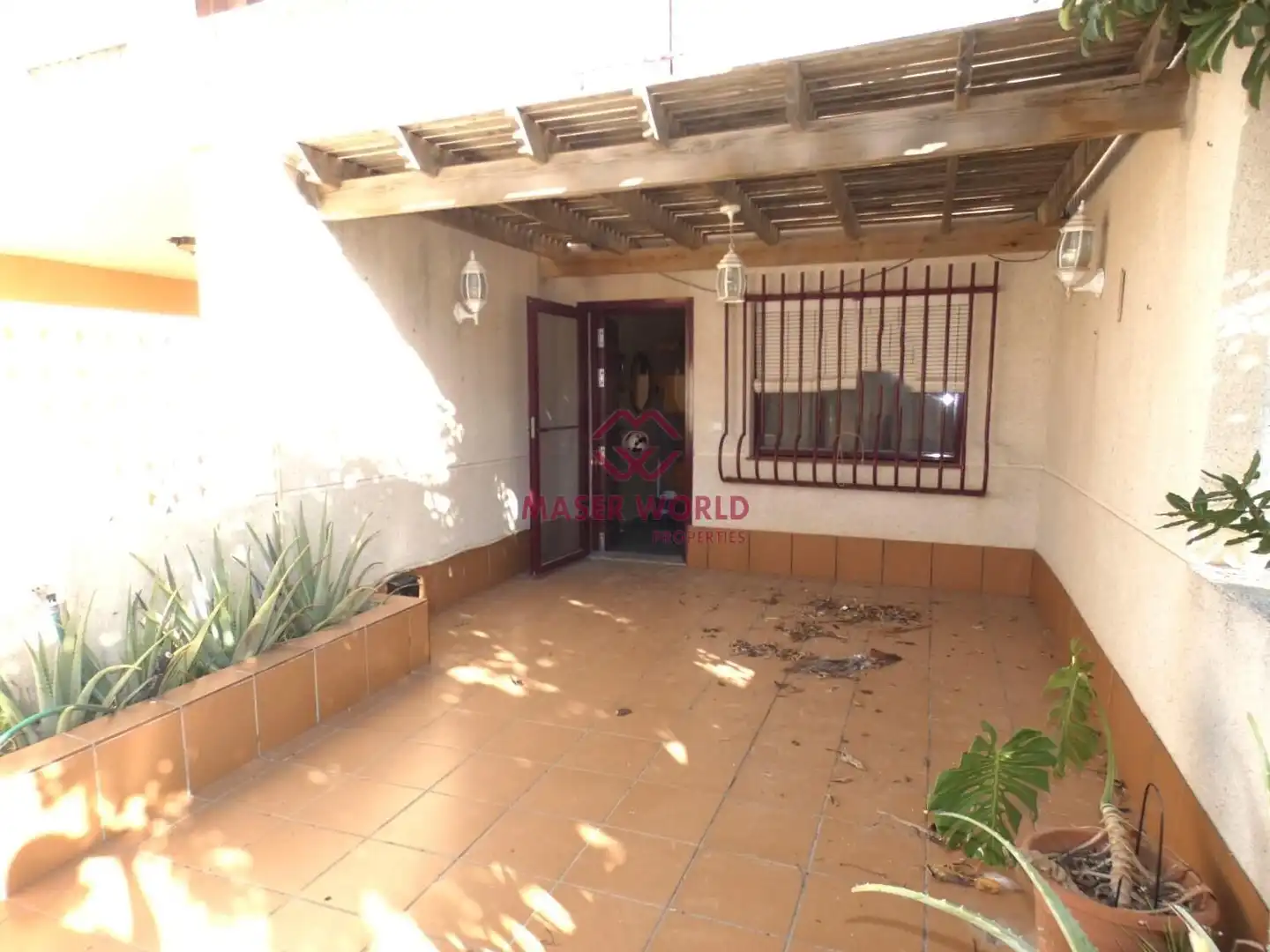Garden of Duplexes for sale in Mazarrón  with Air Conditioner and Furnished