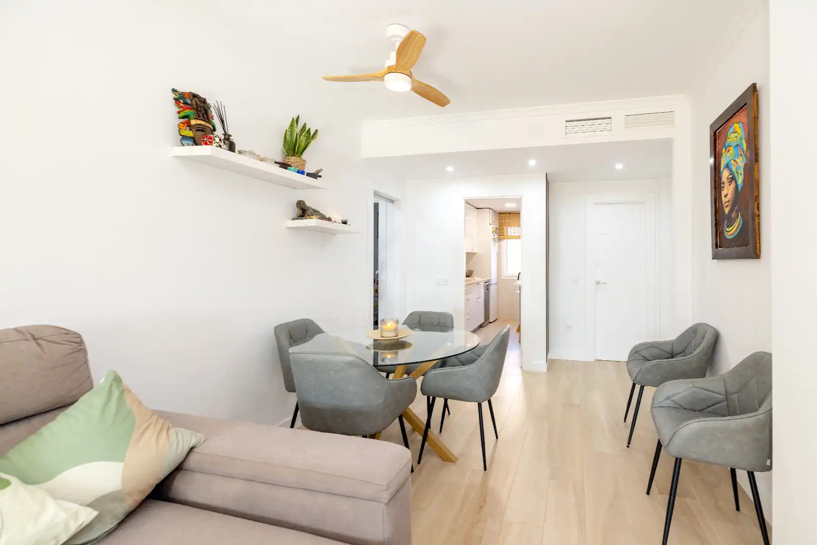 Sala d'estar de Pis en venda en Málaga amb Aire condicionat, Calefacció i Terrassa