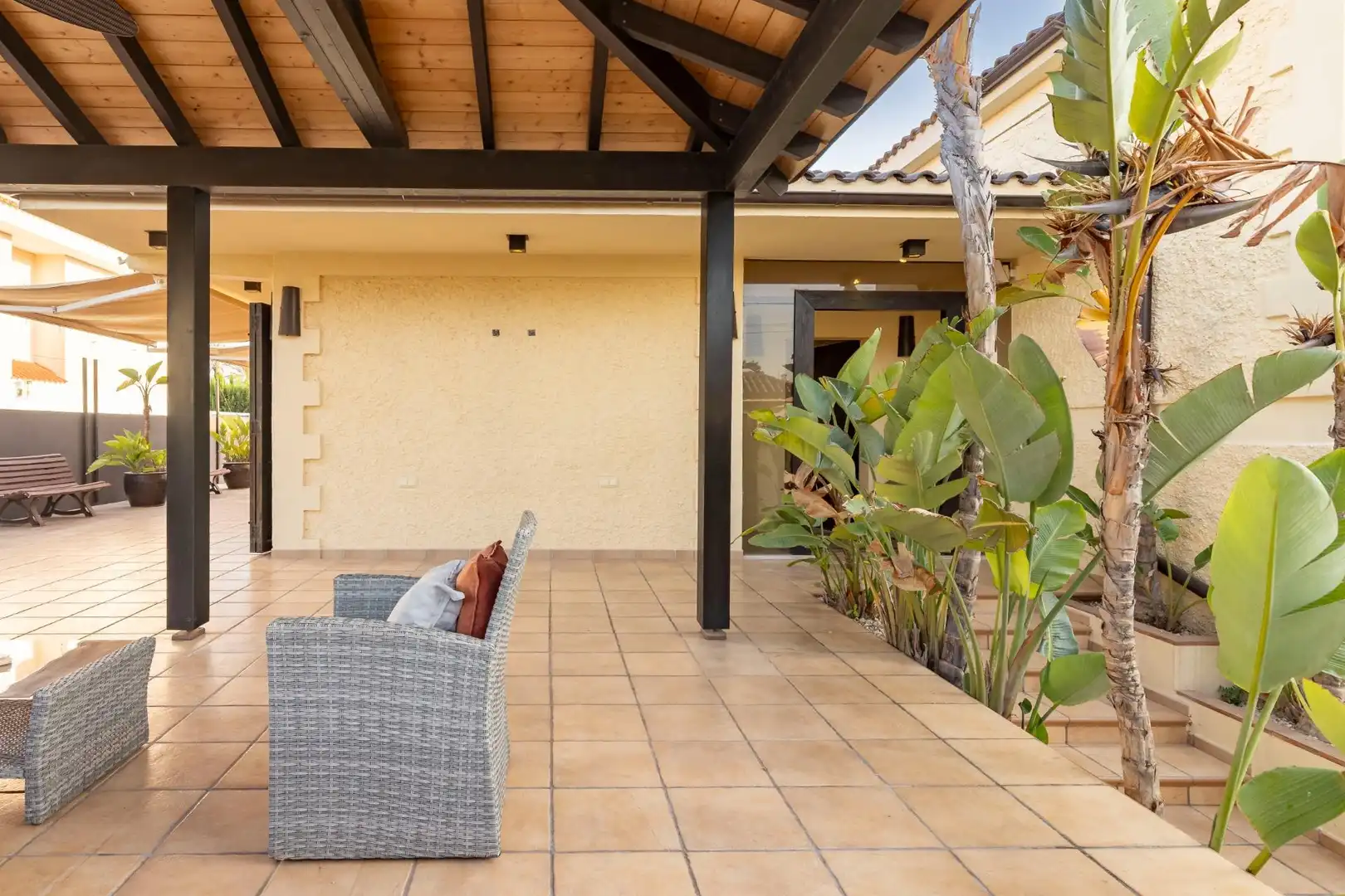 Terraza de Casa o chalet en venta en Chilches / Xilxes con Aire acondicionado, Jardín privado y Terraza