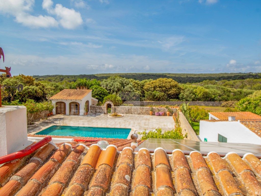 Garden of Country house for sale in Sant Lluís  with Air Conditioner, Heating and Private garden