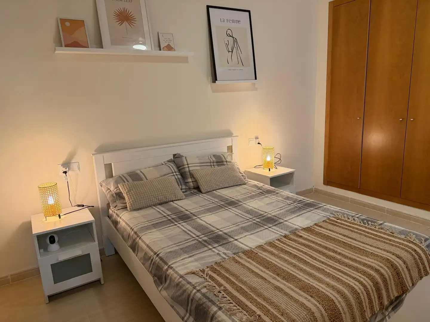 Schlafzimmer von Wohnung zur Miete in Moncofa mit Klimaanlage, Möbliert und Ofen