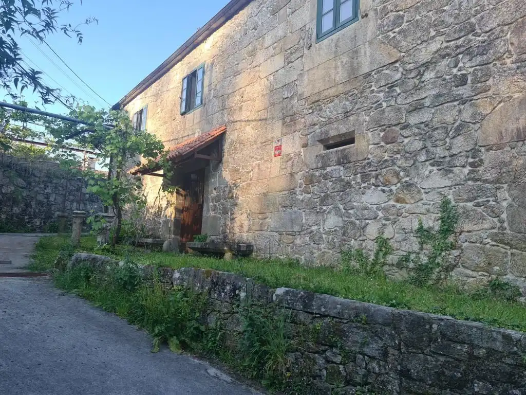 Vista exterior de Casa o chalet en venta en Dodro con Jardín privado, Parquet y Trastero