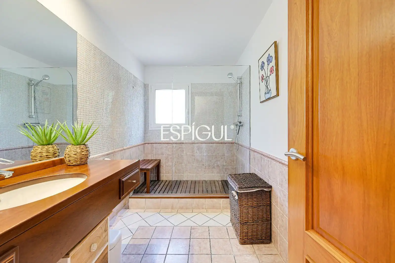 Baño de Casa o chalet en venta en Mont-ras con Aire acondicionado, Calefacción y Parquet