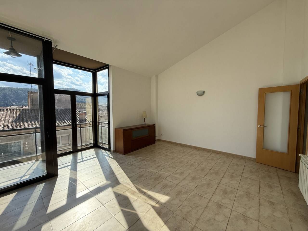 Living room of Flat to rent in Santa Coloma de Farners  with Heating and Balcony