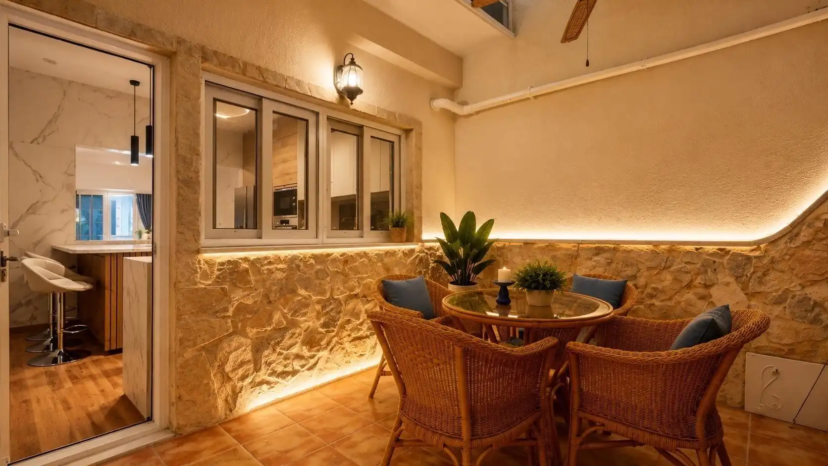 Terraza de Casa o chalet en venta en Vícar con Aire acondicionado, Calefacción y Jardín privado