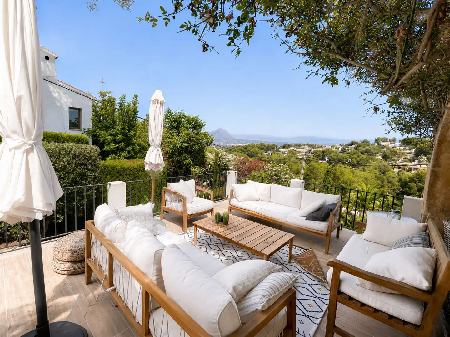 Terraza de Casa o chalet de alquiler en Jávea / Xàbia con Calefacción, Jardín privado y Terraza