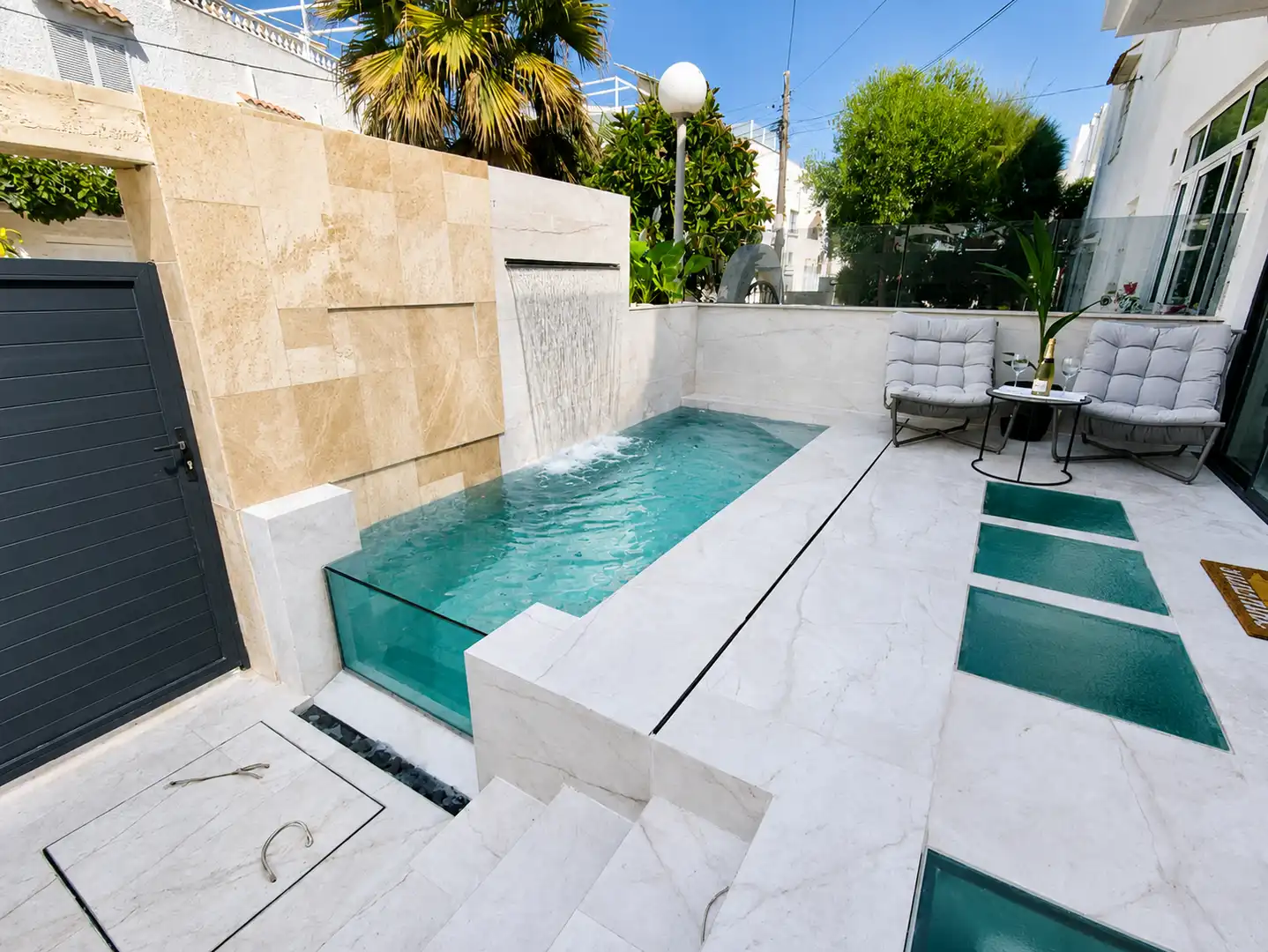 Swimming pool of Detached homes for rent in Torrevieja  with Air Conditioner, Heating and Terrace