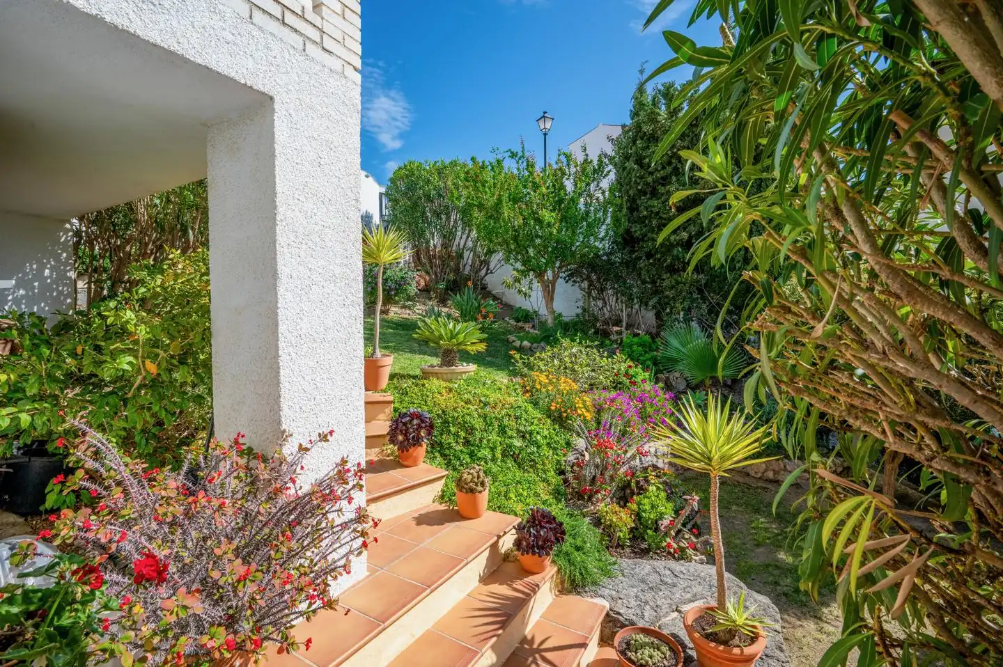Garden of Houses for sale in Almuñécar  with Air Conditioner, Private garden and Terrace