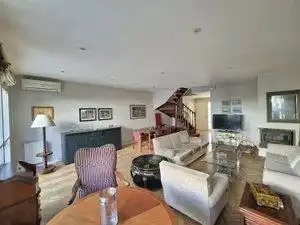 Living room of Houses for sale in Madrid  with Air Conditioner, Heating and Private garden