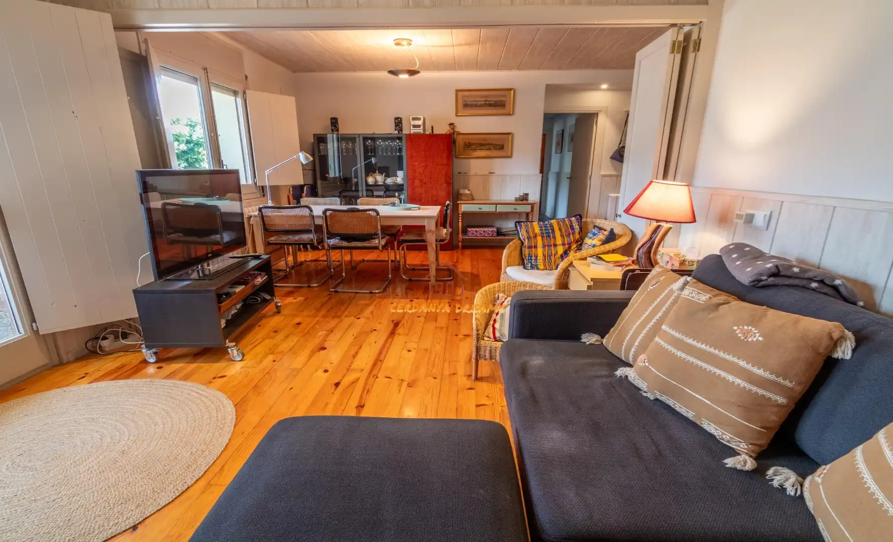 Sala de estar de Planta baja en venta en Bellver de Cerdanya con Calefacción, Parquet y Horno