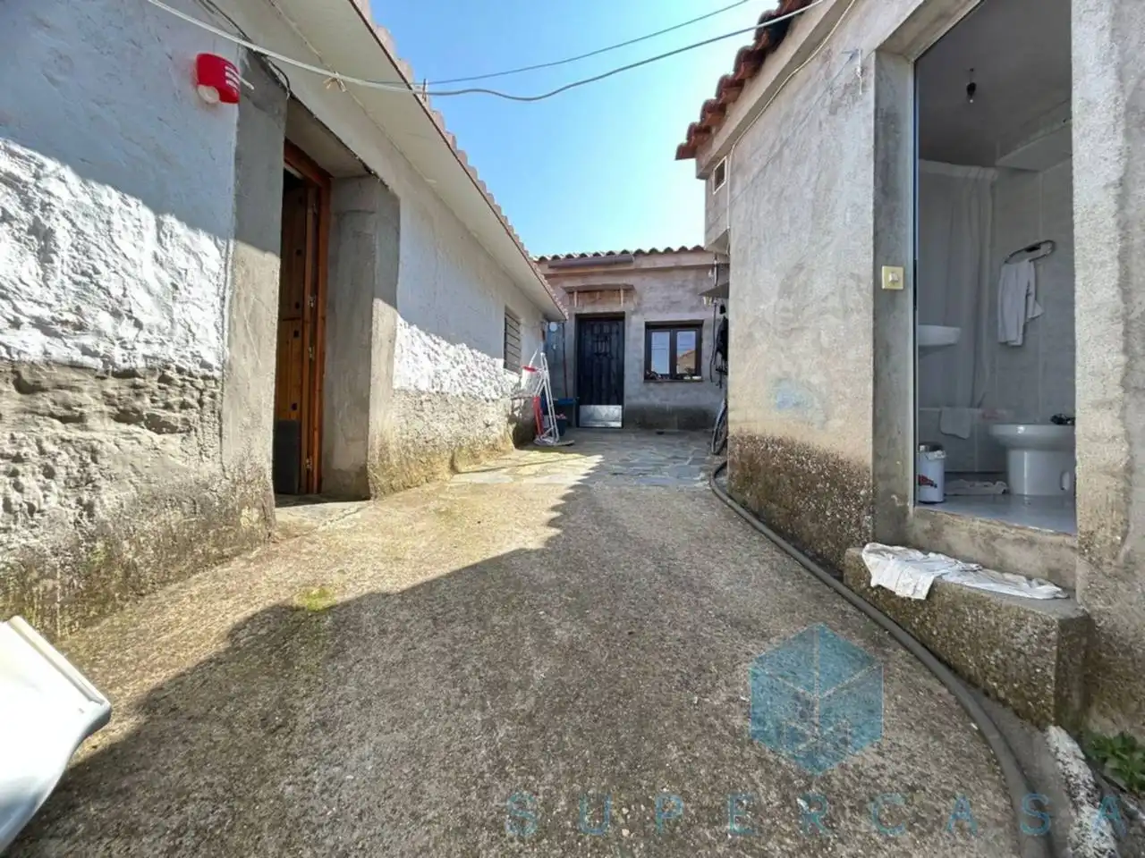 Exterior view of Houses for sale in Navas de Estena  with Heating and Private garden