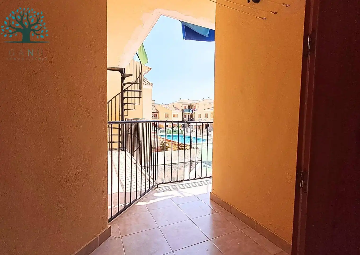 Terraza de Apartamento en venta en Mazarrón con Terraza, Trastero y Amueblado