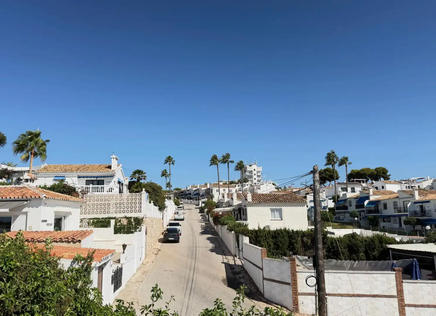 Exterior view of Flat for sale in Mijas  with Private garden, Terrace and Community pool
