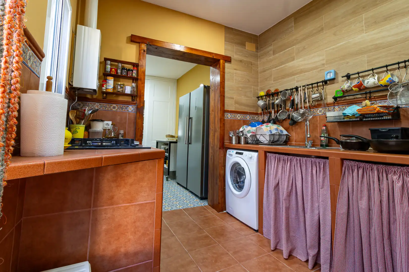 Cocina de Casa o chalet en venta en Bollullos de la Mitación con Aire acondicionado, Calefacción y Jardín privado