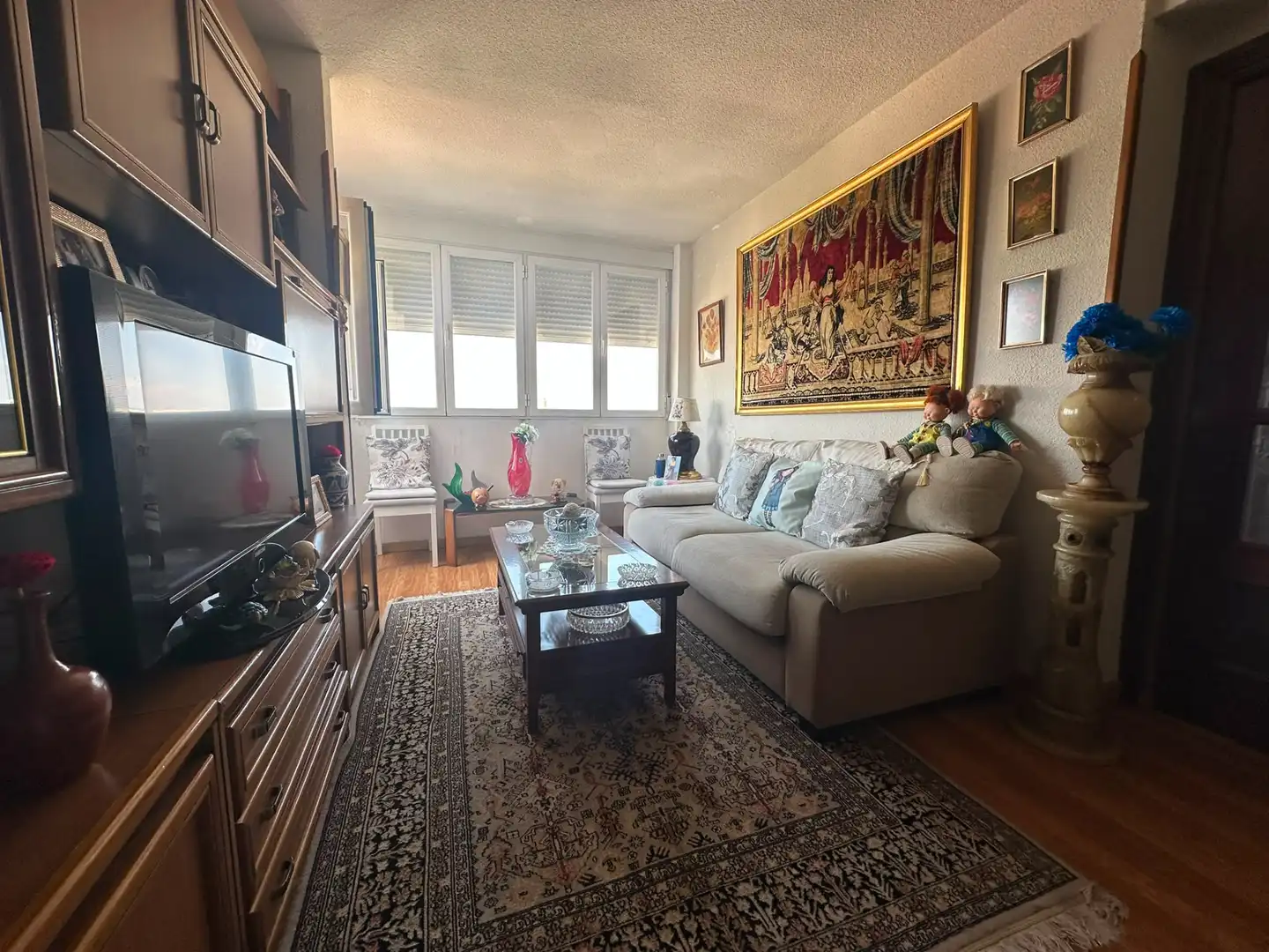 Living room of Flat for sale in Madrid  with Air Conditioner and Heating