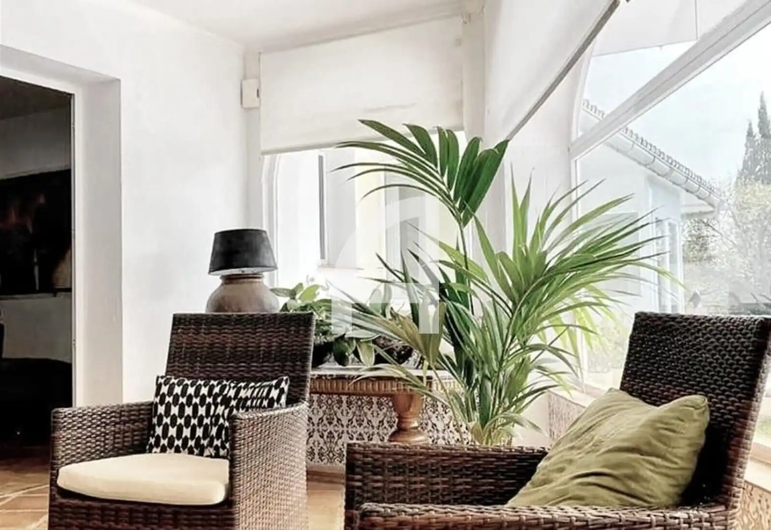 Sala de estar de Casa o chalet de alquiler en Mijas con Aire acondicionado, Calefacción y Terraza