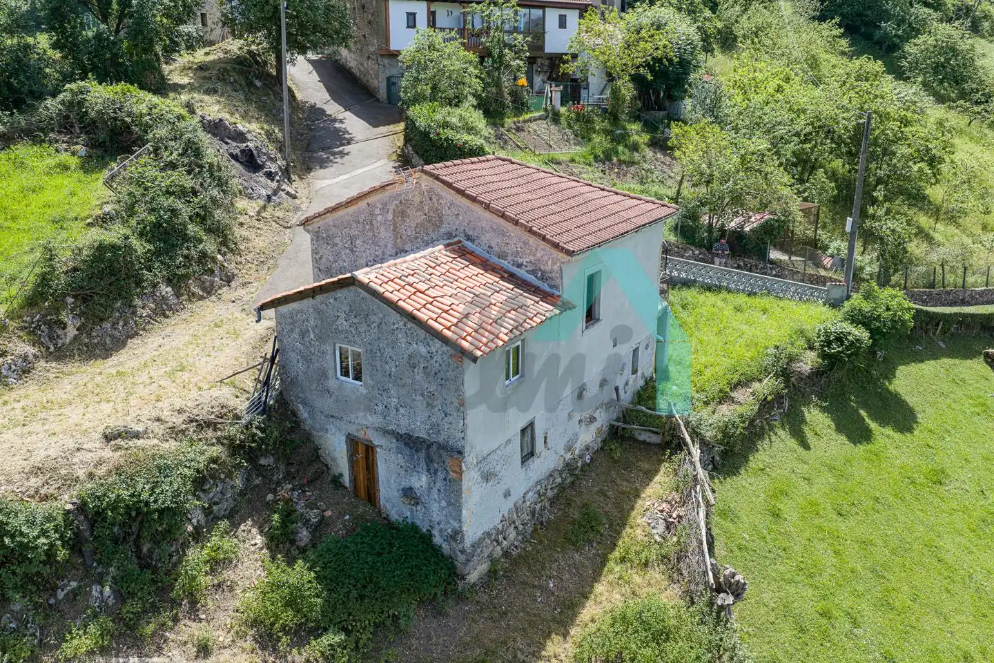 Vista exterior de Casa o chalet en venta en Laviana con Jardín privado, Parquet y Terraza
