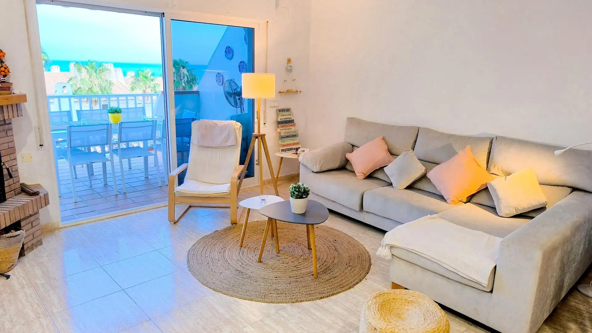 Wohnzimmer von Maisonette zum Verkauf in Bigastro mit Klimaanlage, Terrasse und Gemeinschaftspool