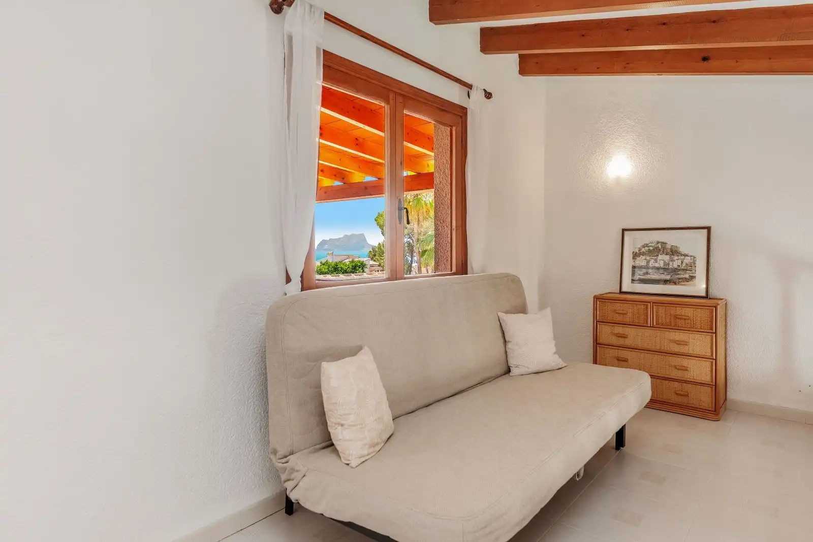 Sala de estar de Casa o chalet en venta en Moraira con Aire acondicionado, Calefacción y Terraza