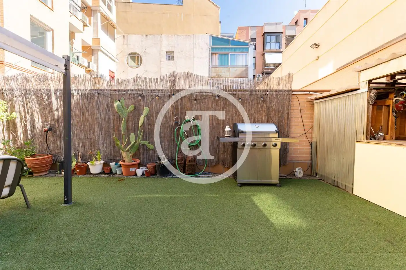 Terraza de Dúplex de alquiler en Madrid con Calefacción, Amueblado y Horno
