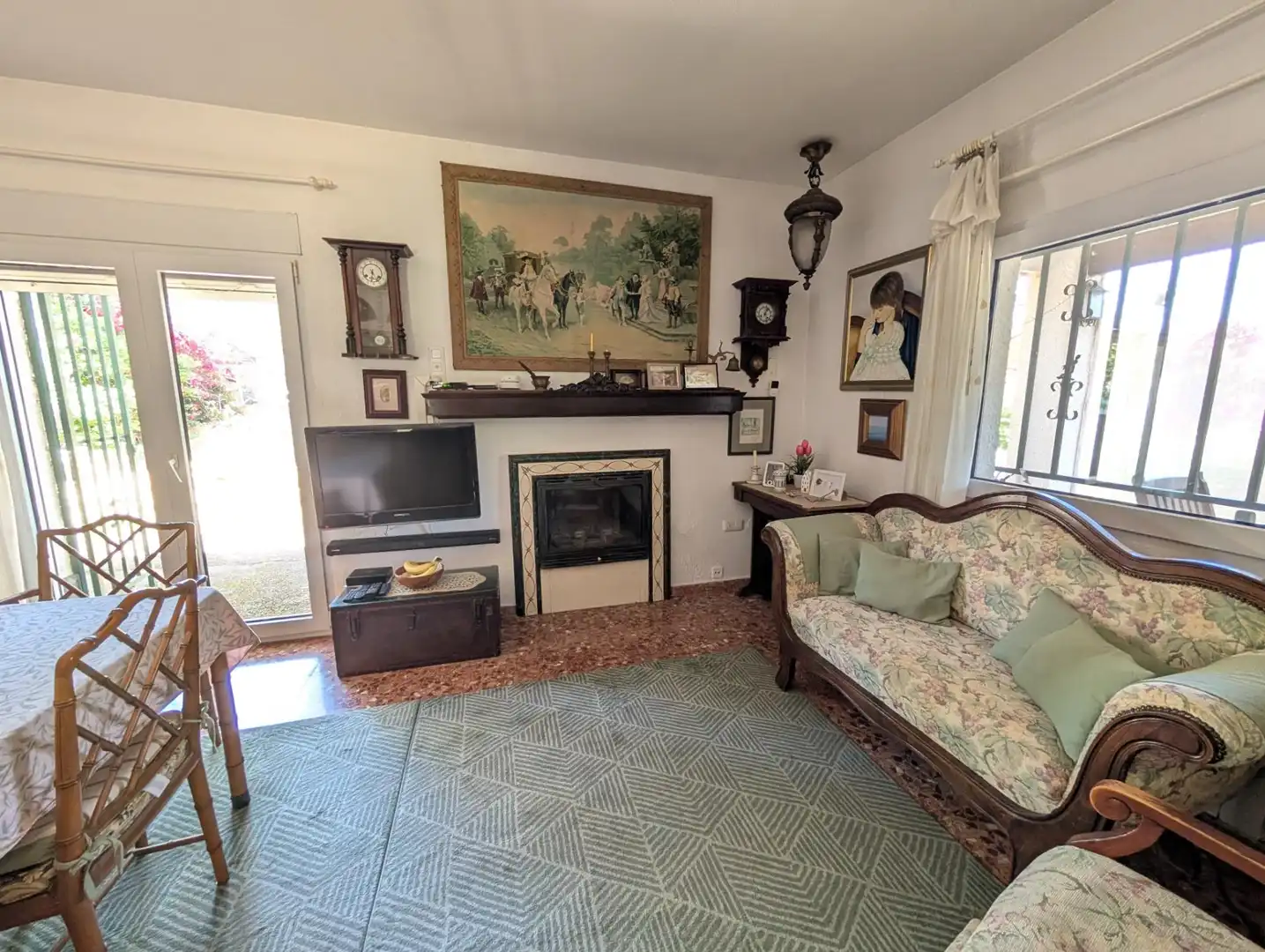 Sala d'estar de Casa o xalet en venda en Gandia amb Aire condicionat, Jardí privat i Terrassa