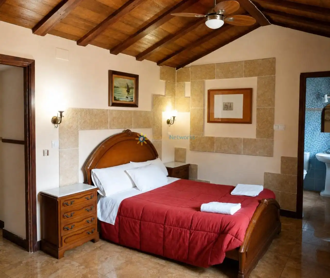Schlafzimmer von Geschaftsraum zum Verkauf in El Palomar mit Klimaanlage, Terrasse und Möbliert