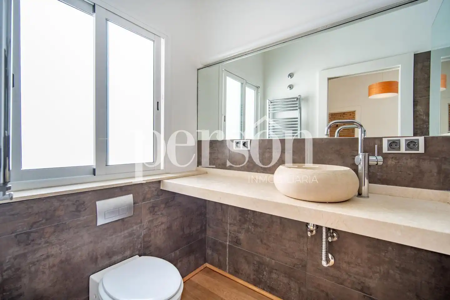 Bany de Àtic de lloguer en Valencia amb Aire condicionat, Parquet i Terrassa