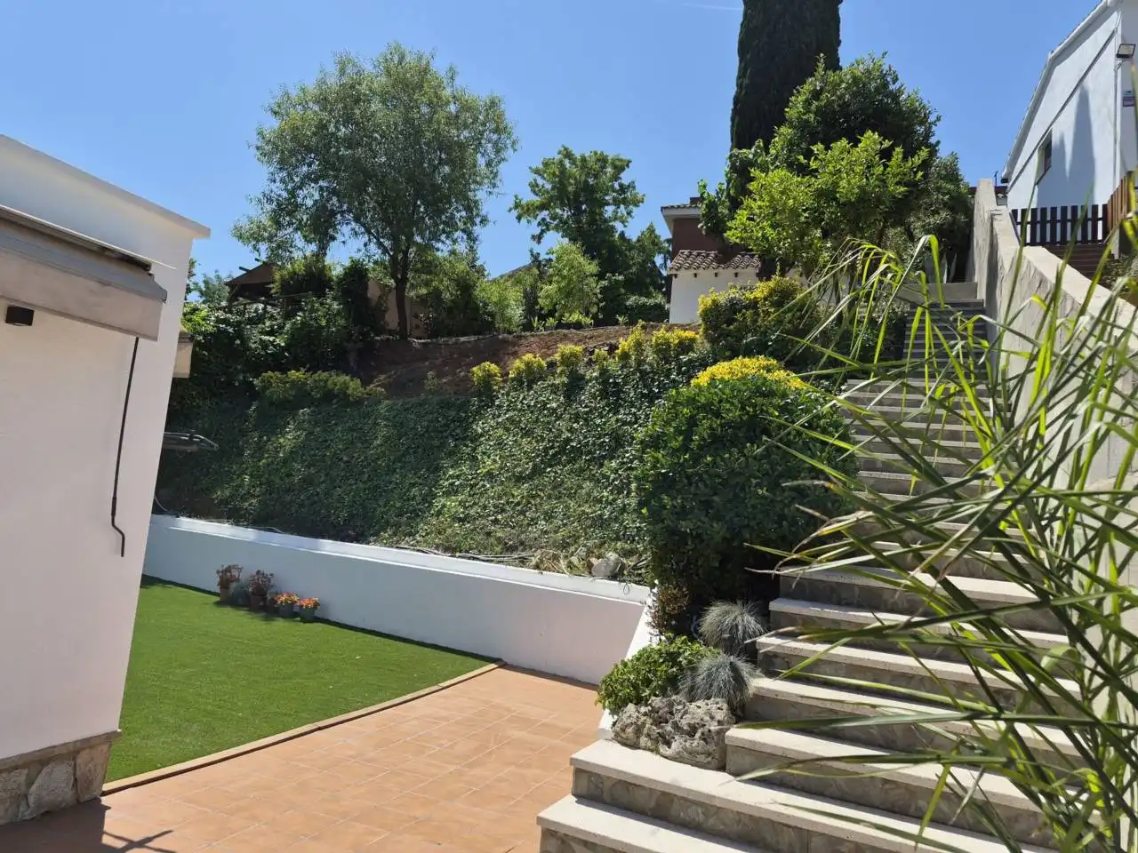 Garten von Haus oder Chalet zur Miete in Sant Cugat del Vallès mit Klimaanlage, Heizung und Privatgarten