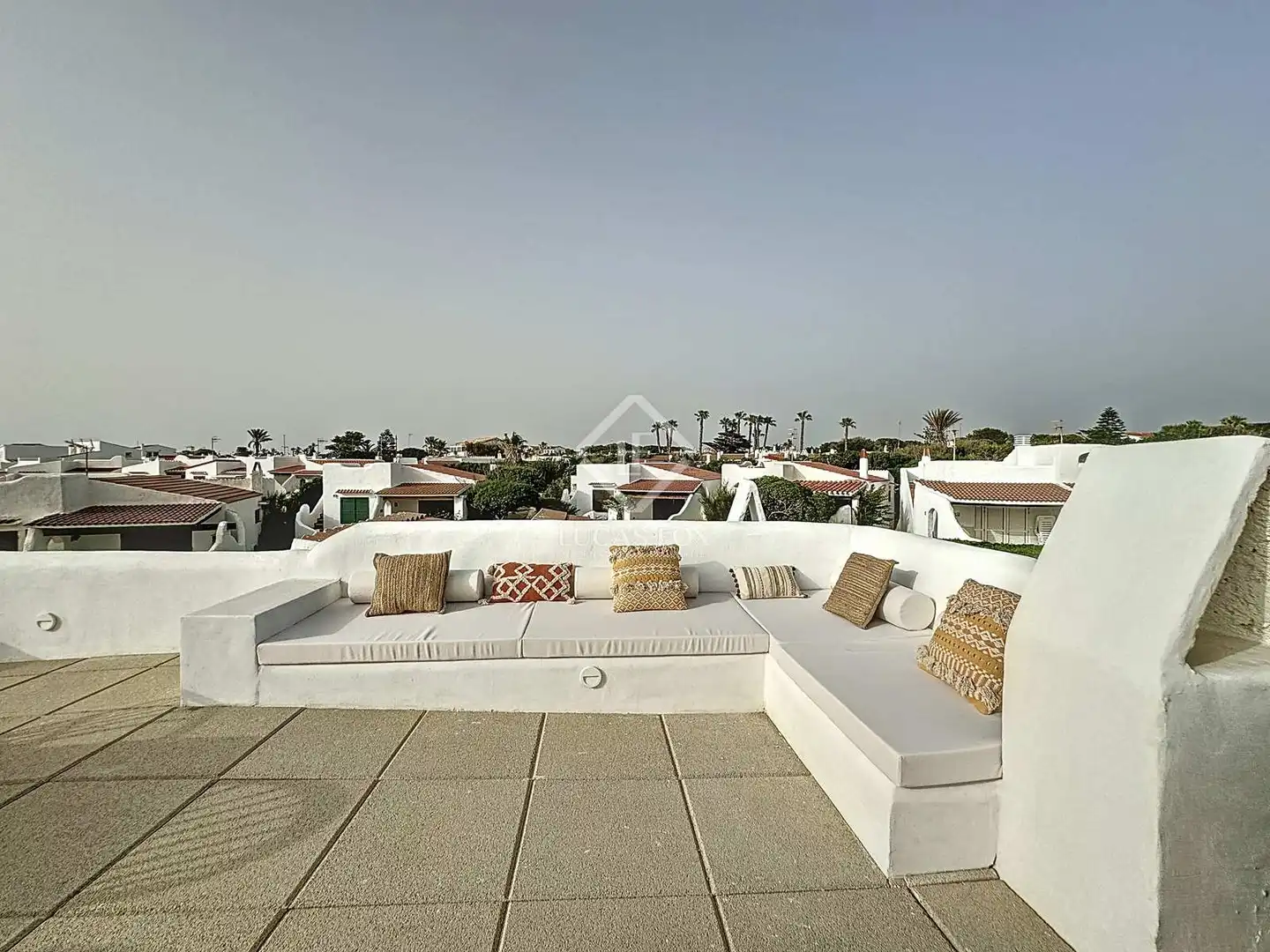 Terrasse von Haus oder Chalet zur Miete in Ciutadella de Menorca mit Klimaanlage, Privatgarten und Terrasse