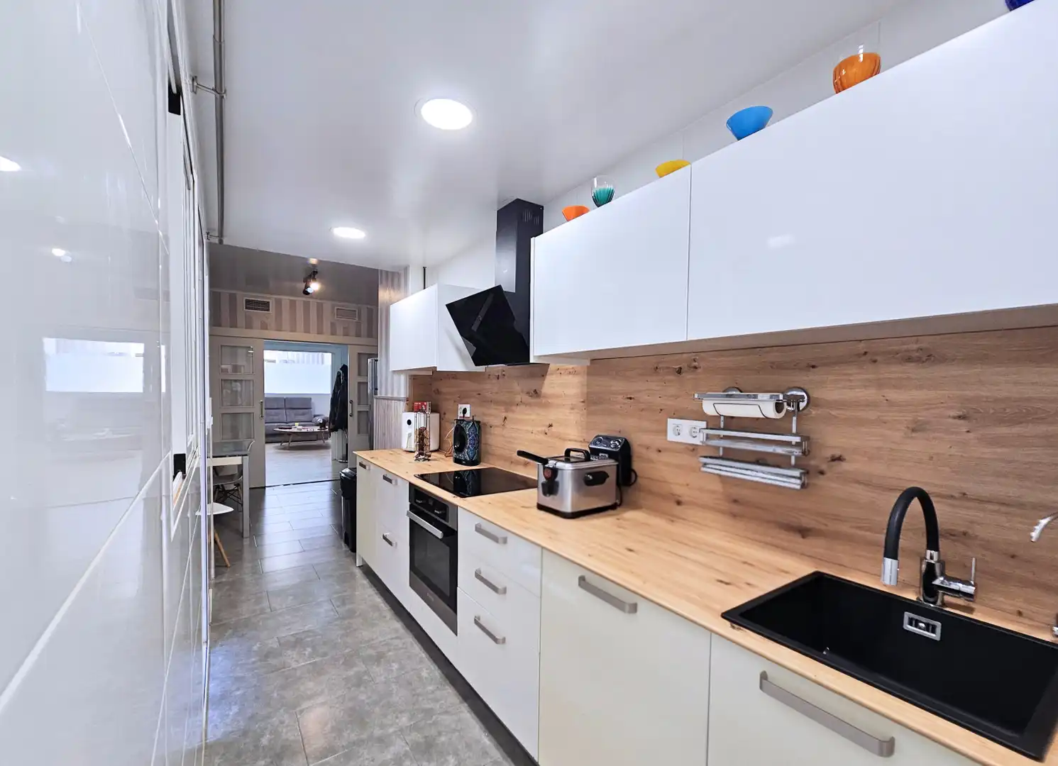 Kitchen of Flat for sale in Cartagena  with Parquet flooring