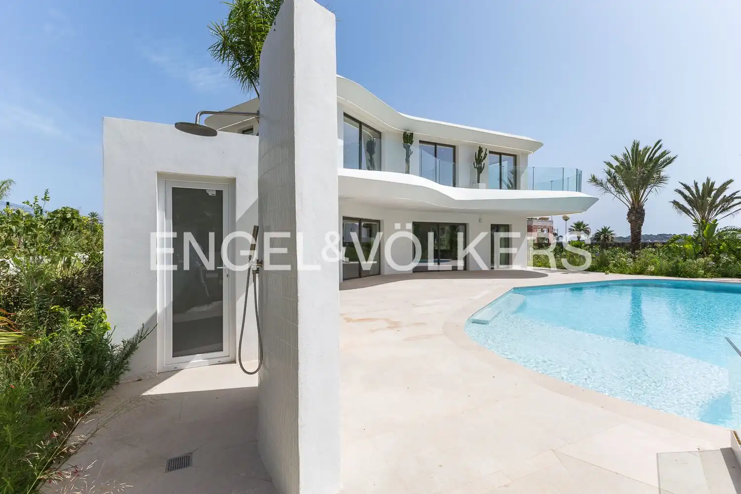 Vista exterior de Casa o xalet en venda en Jávea / Xàbia amb Aire condicionat, Calefacció i Jardí privat